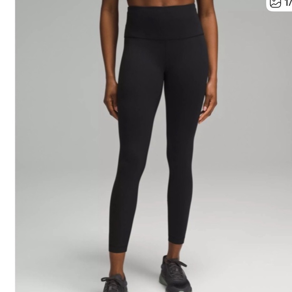 Lululemon Wunder Train High-Rise Ribbed Tight Leggings Black Size 4